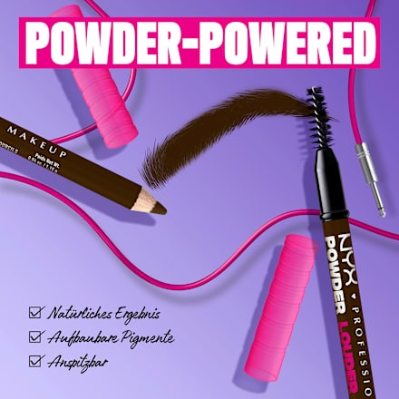 Augenbrauenstift Powder Louder 06 Ash Brown NYX PROFESSIONAL MAKEUP