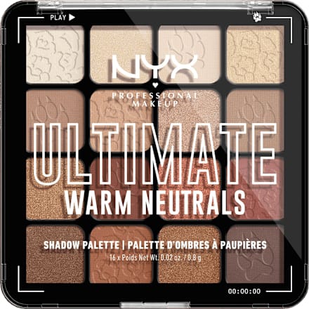 Ultimate Shadow paletă de farduri Warm Neutrals NYX PROFESSIONAL MAKEUP