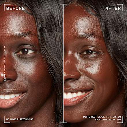 Foundation Buttermelt Glaze mit LSF 30, 10 Chocolate Butta NYX PROFESSIONAL MAKEUP