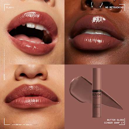 Lipgloss Butter 17 Ginger Snap  NYX PROFESSIONAL MAKEUP