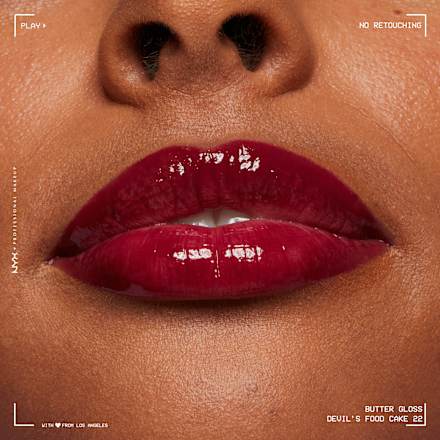 Lipgloss Butter 22 Devil'S Food Cake  NYX PROFESSIONAL MAKEUP