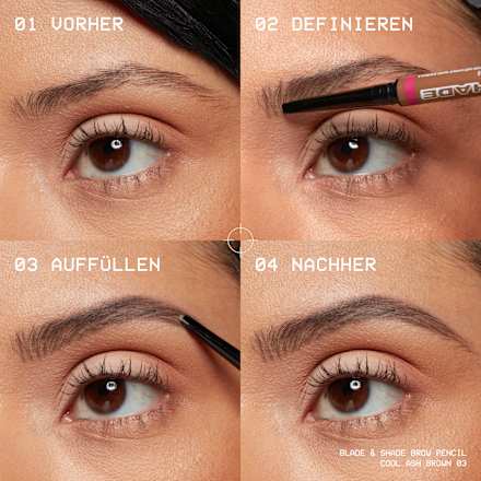 Augenbrauenstift Blade & Shade Nano, 04 Taupe NYX PROFESSIONAL MAKEUP