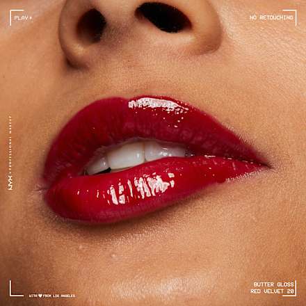 Lipgloss Butter 20 Red Velvet  NYX PROFESSIONAL MAKEUP