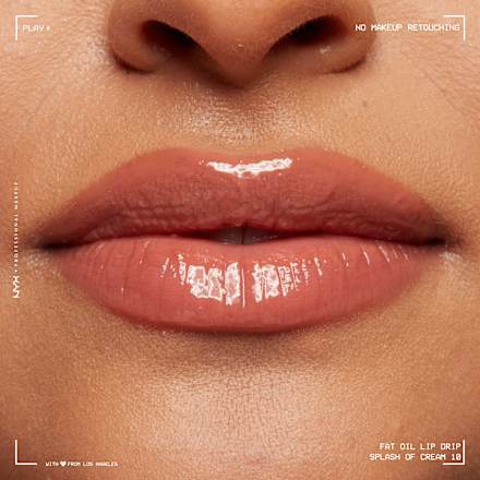 Lipgloss Fat Oil Lip Drip 10 Splash Of Cream NYX PROFESSIONAL MAKEUP