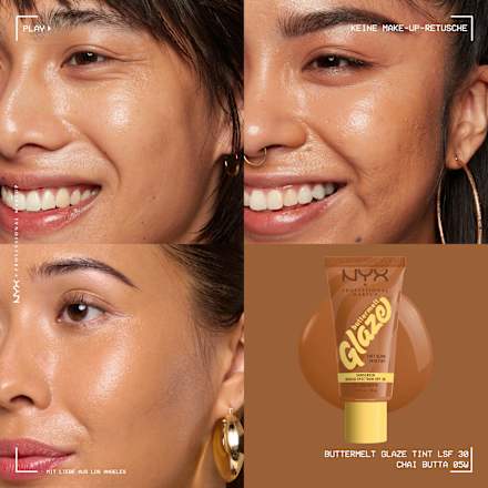 Foundation Buttermelt Glaze mit LSF 30, 05 Chai Butta NYX PROFESSIONAL MAKEUP