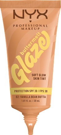 Foundation Buttermelt Glaze mit LSF 30, 02 Vanilla Bean Butta NYX PROFESSIONAL MAKEUP