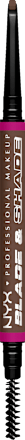 Augenbrauenstift Blade & Shade Nano, 09 Brunette NYX PROFESSIONAL MAKEUP