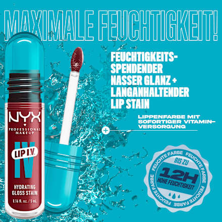 Lipgloss Lip IV Gloss Stain 08 Drippin' in Rose NYX PROFESSIONAL MAKEUP