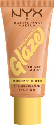 Foundation Buttermelt Glaze mit LSF 30, 02 Vanilla Bean Butta NYX PROFESSIONAL MAKEUP