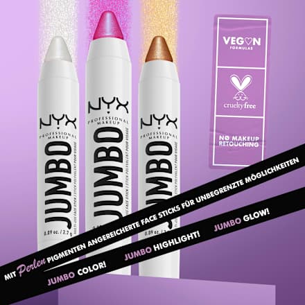 Highlighter Jumbo Face Stick 03 Lemon Merringue NYX PROFESSIONAL MAKEUP