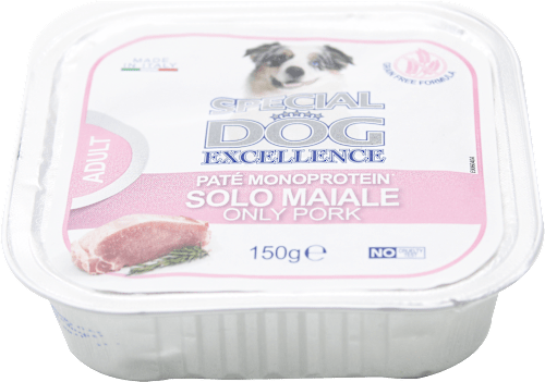 Patè monoproteico per cani con maiale  SPECIAL DOG EXCELLENCE