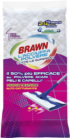 L'acciuffa polvere panni profumati per tutte le superfici  BRAWN