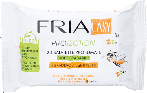 Salviette profumate Easy Protection antizanzare FRIA