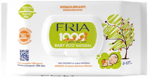 Salviette riequilibranti BABY ECO NATURAL FRIA