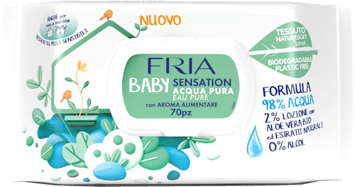 Salviette detergenti BABY SENSATION ACQUA PURA FRIA