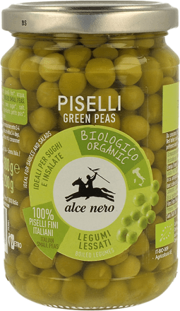 Piselli lessati biologici alce nero
