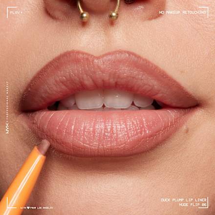 Lipliner Duck Plump 06 Nude Flip NYX PROFESSIONAL MAKEUP