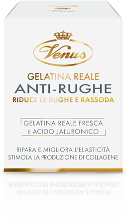 Crema viso anti-rughe Gelatina Reale e Acido Ialuronico Venus