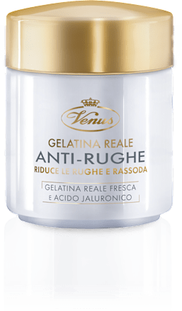 Crema viso anti-rughe Gelatina Reale e Acido Ialuronico Venus
