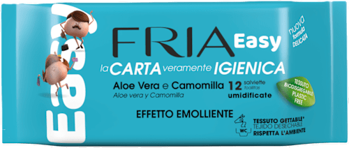 Carta igienica umidificata easy con aloe vera FRIA