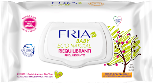 Salviette riequilibranti BABY ECO NATURAL FRIA