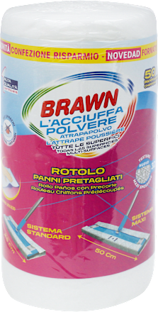 Rotolo panni pavimenti pretagliati BRAWN