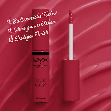 Lipgloss Butter 20 Red Velvet  NYX PROFESSIONAL MAKEUP