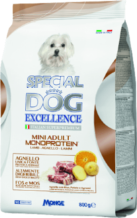 Cibo secco per cani adulti di taglia mini con agnello  SPECIAL DOG EXCELLENCE