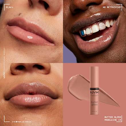 Lipgloss Butter 14 Madeleine  NYX PROFESSIONAL MAKEUP