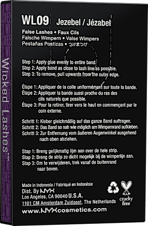Künstliche Wimpern Wicked 09 Jezebel  NYX PROFESSIONAL MAKEUP