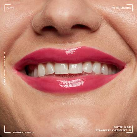Lipgloss Butter Gloss 32 Strawberry Chees  NYX PROFESSIONAL MAKEUP