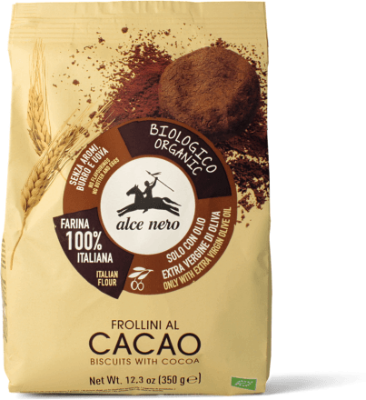 Frollini al cacao alce nero