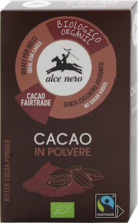 Cacao in polvere alce nero