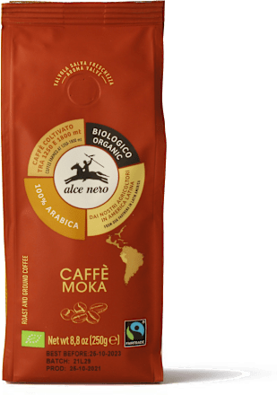 Caffè moka bio alce nero