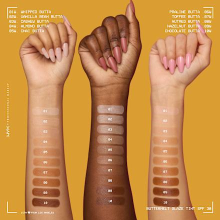 Foundation Buttermelt Glaze mit LSF 30, 09 Hazelnut Butta NYX PROFESSIONAL MAKEUP