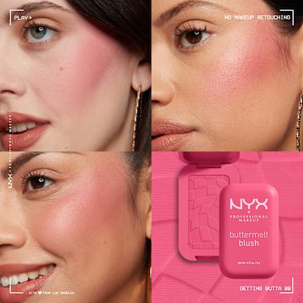 Blush Buttermelt 08 Getting Butta NYX PROFESSIONAL MAKEUP