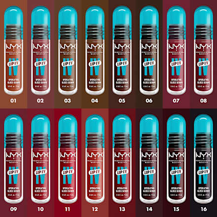 LIP I.V. hydratační lesk na rty Lip Gloss Stain, 11 Red-y. Set. Wet! NYX PROFESSIONAL MAKEUP
