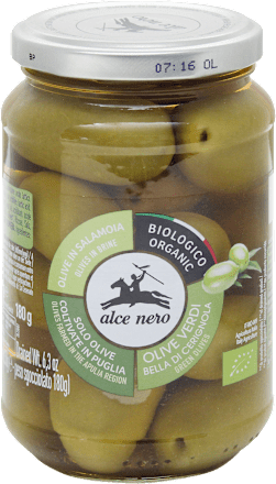 Olive verdi di Cerignola BIO alce nero