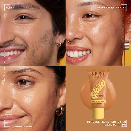 Foundation Buttermelt Glaze mit LSF 30, 04 Almond Butta NYX PROFESSIONAL MAKEUP