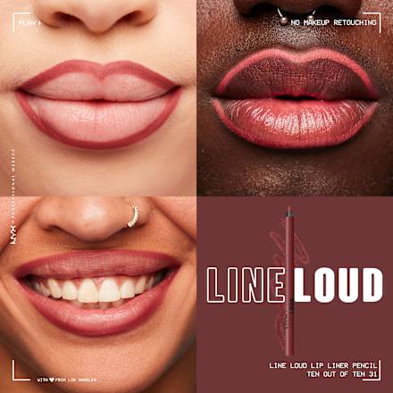 Lipliner Line Loud Longwear  05 Ten Out Of Ten NYX PROFESSIONAL MAKEUP