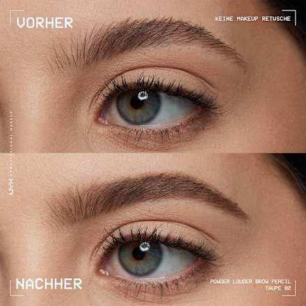Ceruzka na obočie Powder Louder - Taupe NYX PROFESSIONAL MAKEUP