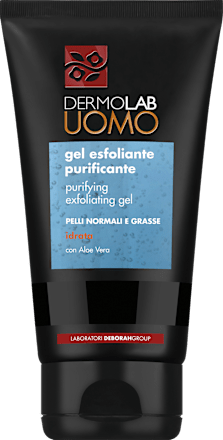 Gel esfoliante purificante con aloe vera DERMOLAB