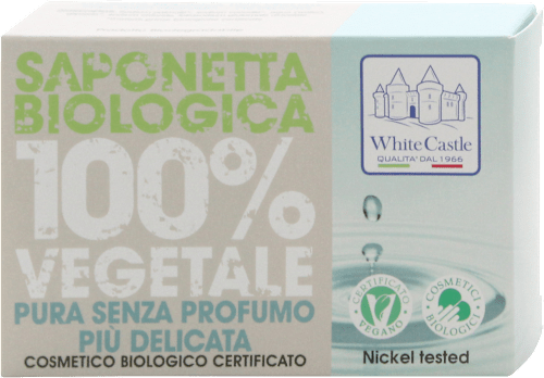 Sapone solido biologico senza profumo White Castle