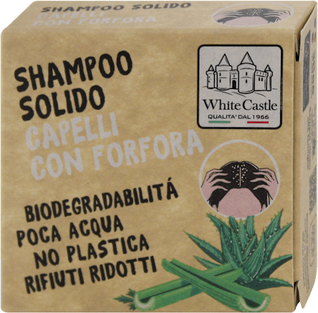 Shampoo Solido per capelli con forfora White Castle