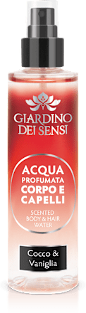 Acqua Profumata Corpo&Capelli Cocco e Vaniglia Giardino dei Sensi