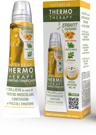 Gel lenitivo tonificante con applicatore roll-on THERMO THERAPY