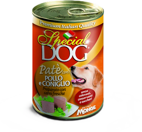 Patè per cani con pollo e coniglio Special DOG