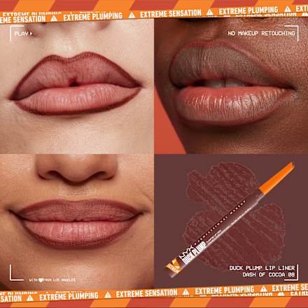 Ceruzka na pery Duck Plump - 08 Dash of Cocoa NYX PROFESSIONAL MAKEUP