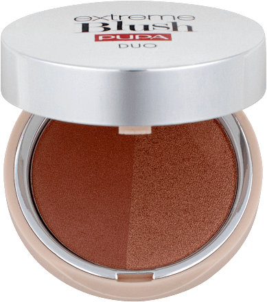 extreme Blush Duo rumenilo – 120 Radiant Caramel - Glow Spice  PUPA