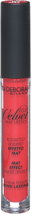 Tekoče rdečilo za ustnice Fluid Velvet Mat 07 Fire Red DEBORAH MILANO